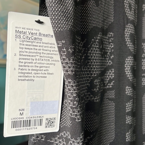 Brand New Lululemon Metal Vent Tech Breathe SS City Camo Melbourne (M) - Picture 5 of 6
